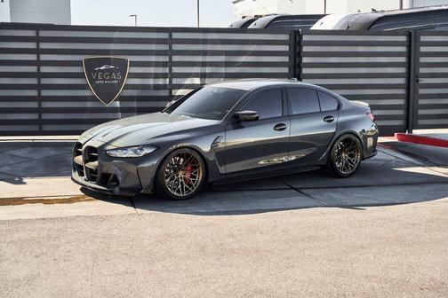 Gray Metallic 2022 BMW M3 Competition