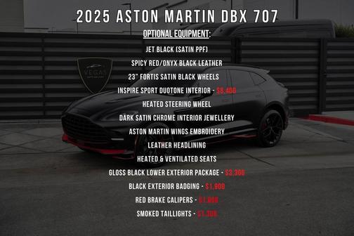 2025 Aston Martin DBX 707