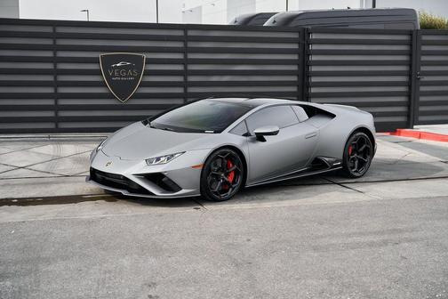 Nero Helene Metallic 2023 Lamborghini Huracan EVO Coupe RWD