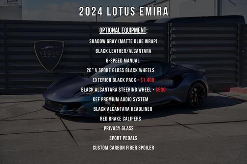 2024 Lotus Emira V6 First Edition