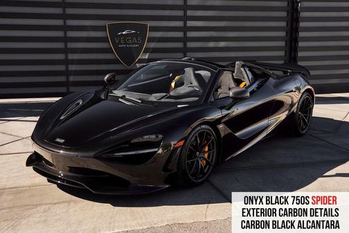 Onyx Black 2024 McLaren 750S Spider
