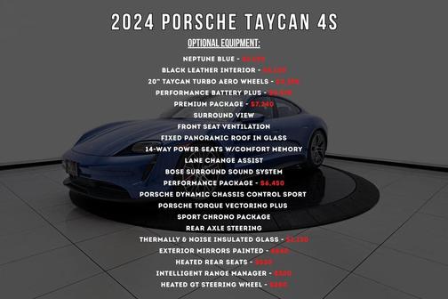 2024 Porsche Taycan 4S