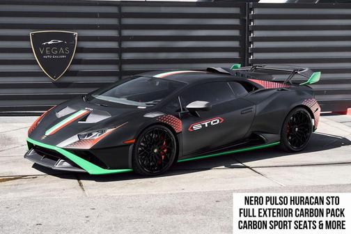 Nero Pulso Matt 2022 Lamborghini Huracan STO Coupe