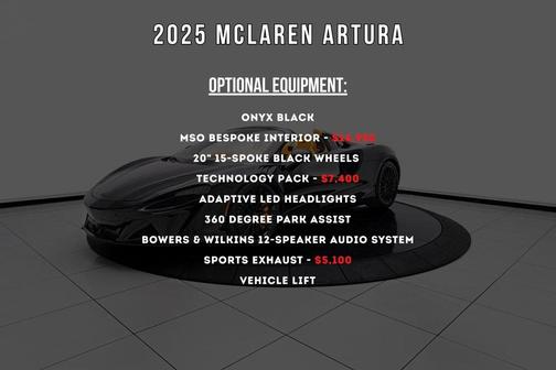 2025 McLaren Artura TechLux