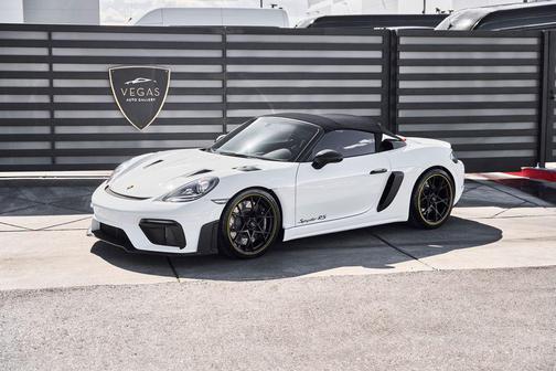 White 2025 Porsche 718 Spyder RS