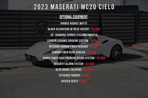 2023 Maserati MC20 Cielo