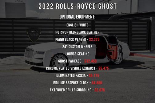 English White 2022 Rolls-Royce Ghost
