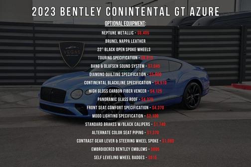 2023 Bentley Continental GT Azure