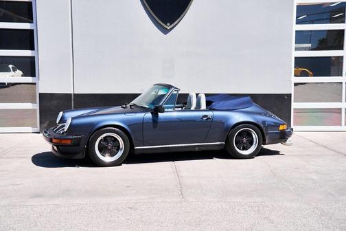 Blue (Teal Wrap) 1988 Porsche 911 Cabriolet