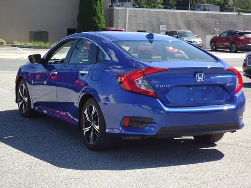 Blue 2018 Honda Civic Touring