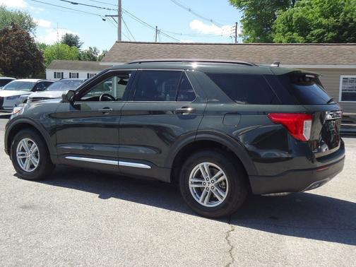 Forged Green Metallic 2023 Ford Explorer XLT