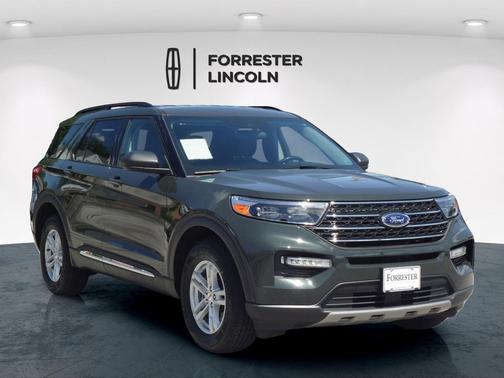 Forged Green Metallic 2023 Ford Explorer XLT