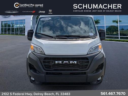 Bright White Clearcoat 2025 RAM ProMaster 2500 High Roof