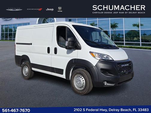 Bright White Clearcoat 2026 RAM ProMaster 1500 Low Roof