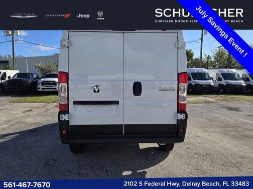 Bright White Clearcoat 2026 RAM ProMaster 1500 Low Roof