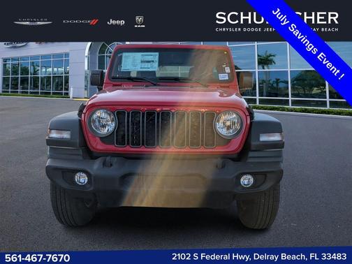 Firecracker Red Clearcoat 2026 Jeep Wrangler Sport