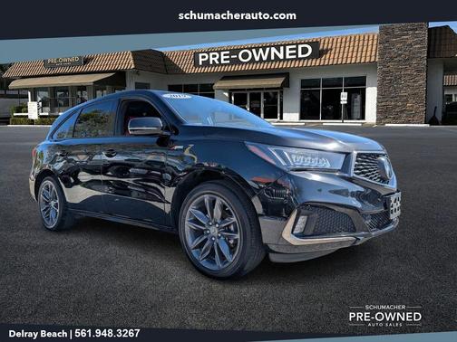 Black 2019 Acura MDX 3.5L Technology & A-Spec Pkgs