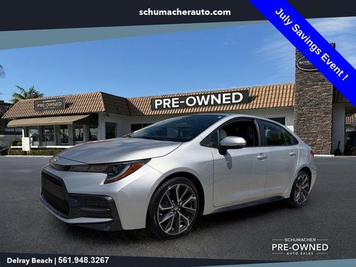 Classic Silver Metallic 2020 Toyota Corolla SE