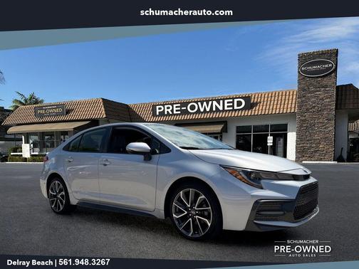 Classic Silver Metallic 2020 Toyota Corolla SE