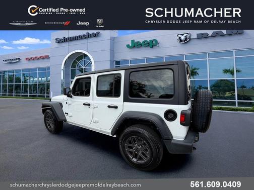 Bright White Clearcoat 2024 Jeep Wrangler Sport