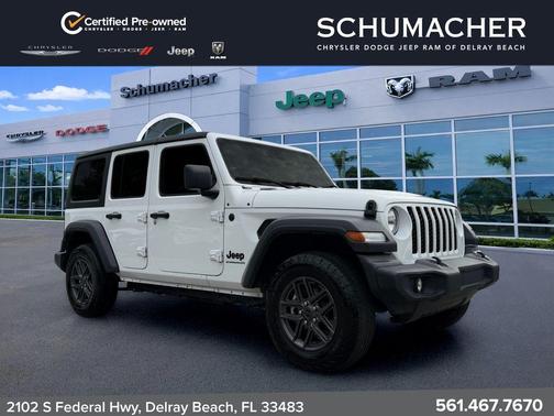 Bright White Clearcoat 2024 Jeep Wrangler Sport