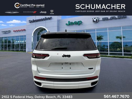 Bright White Clearcoat 2023 Jeep Grand Cherokee L Summit