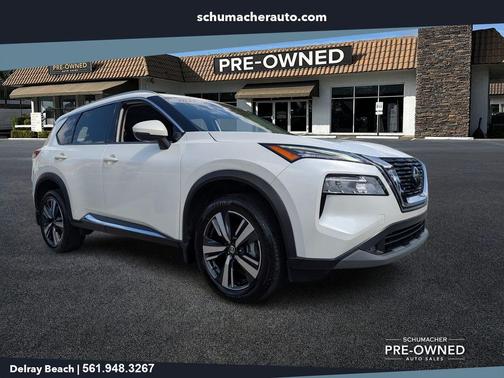 White 2021 Nissan Rogue SL