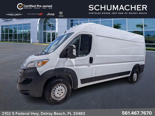Bright White Clearcoat 2025 RAM ProMaster 3500 High Roof