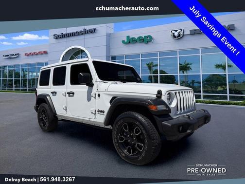 Bright White Clearcoat 2022 Jeep Wrangler Unlimited Sport