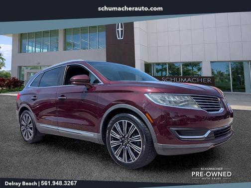 Burgundy 2017 Lincoln MKX Black Label