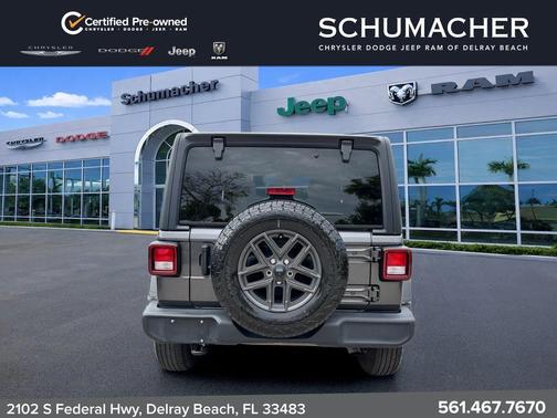 Granite Crystal Clearcoat Metallic 2024 Jeep Wrangler Sport