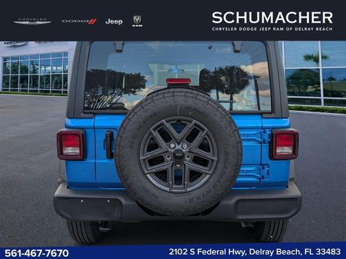 Hydro Blue Pearl 2026 Jeep Wrangler Sport