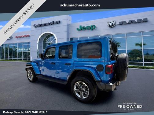 Hydro Blue Pearl 2022 Jeep Wrangler Unlimited Sahara