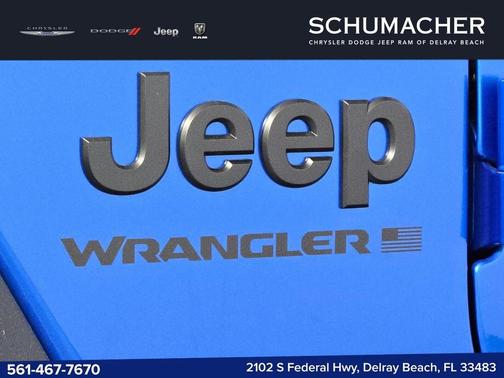 Hydro Blue Pearl 2026 Jeep Wrangler Sport