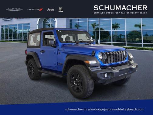 Hydro Blue Pearl 2026 Jeep Wrangler Sport
