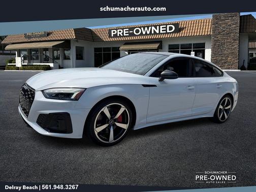Glacier White Metallic 2023 Audi A5 45 S line Premium Plus