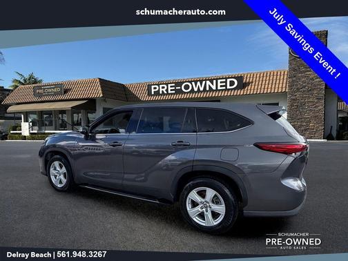 Magnetic Gray Metallic 2021 Toyota Highlander LE