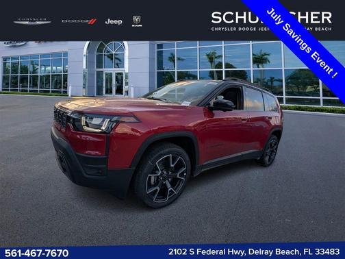 Red 2026 Jeep Cherokee Overland