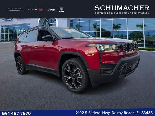 Red 2026 Jeep Cherokee Overland