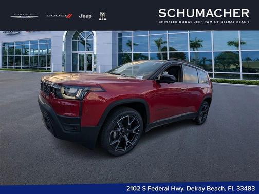 Red 2026 Jeep Cherokee Overland