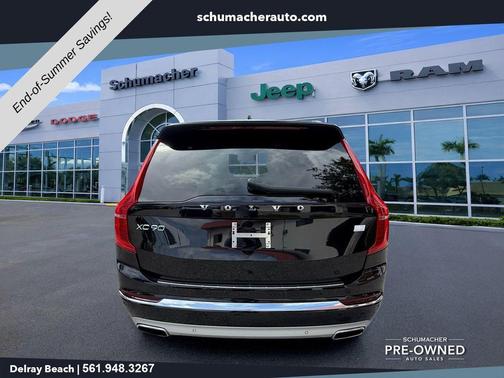 Onyx Black Metallic 2021 Volvo XC90 Recharge Plug-In Hybrid T8 Inscription 6 Passenger
