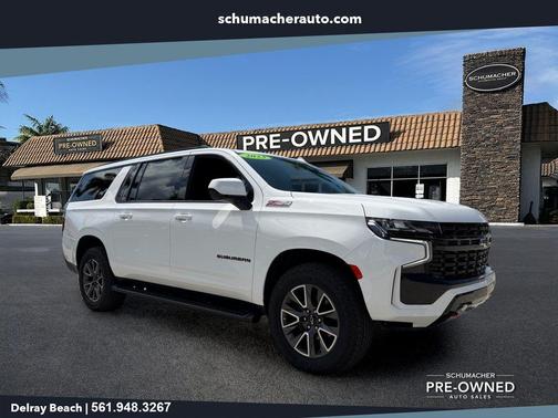 Summit White 2023 Chevrolet Suburban Z71