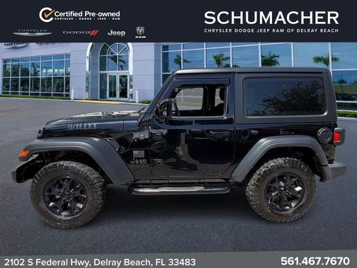 Black Clearcoat 2023 Jeep Wrangler Sport
