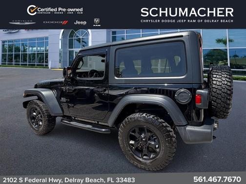 Black Clearcoat 2023 Jeep Wrangler Sport