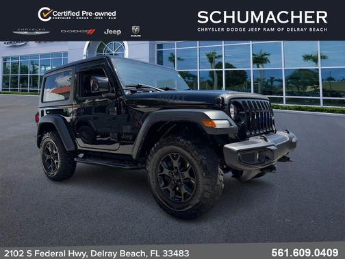 Black Clearcoat 2023 Jeep Wrangler Sport