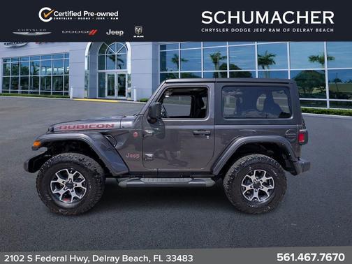 Granite Crystal Clearcoat Metallic 2022 Jeep Wrangler Rubicon