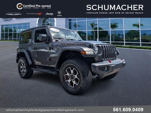 Granite Crystal Clearcoat Metallic 2022 Jeep Wrangler Rubicon