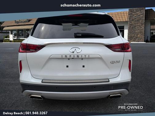Radiant White 2023 INFINITI QX50 Luxe