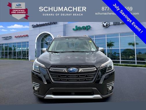 Crystal Black Silica 2023 Subaru Forester Touring