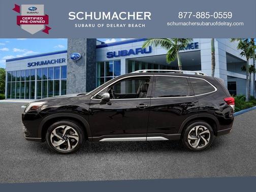 Crystal Black Silica 2023 Subaru Forester Touring